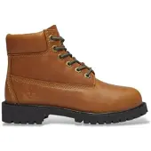 Timberland Unisex für Kinder. TB0A2CTGEN11 Braune Premium-Lederstiefel (33), Wohnung, Schnürsenkel, Lässig, Kinderbekleidung