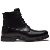 Timberland Mens Mid Lace UP With Zip Waterproof Boot blk full grain 7.5