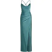 Vera Mont Abendkleid "Abendkleid figurbetont", Damen, Gr. 40, EURO, blau (cloudy sky), Obermaterial: 81% Polyamid PA. 19% Elasthan EL., Kleider Abendkleid