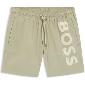 BOSS für Herren. 50514502 Badehose Octopus beige (L), Strandbekleidung, Polyamid