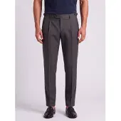 Berwich für Herren. bn7000x Retrolong Hose grau (54), Lässig, Klassisch, Polyester