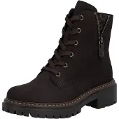 Rieker Winterstiefel "Stiefelette" Gr. 40, braun, 40, Obermaterial: 50% Rindsleder Leather cow. 50% Lammleder LEL., Schuhe, Winterstiefel