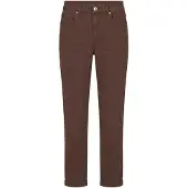 Betty Barclay Relaxhose "Basic-Jeans mit Waschung", Damen, Gr. 36, EURO, braun (muskat), Obermaterial: 56% Baumwolle CO. 30% Viskose CV. 12% Polyester PES. 2% Elasthan EL., Hosen Relaxhose