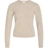 Vila Vikerry Rundhals Strickpullover