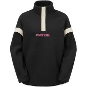 Picture - Women's Velora 1/4 Fleece - Fleecepullover Gr L schwarz