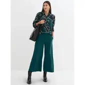 Witt Weiden Bluse in petrol-schwarz-bedruckt | Gr.: 52