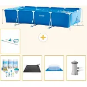 Intex Rechteckiger Frame Pool - 450x220x84 cm - 6-teilig S20843
