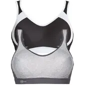 Anita Sport BH extreme control in heather grey schwarz | Gr.: 75G