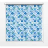 Tulup INNENROLLO - Fensterrollo - Rollo - 130x140 cm - Lampenmuster