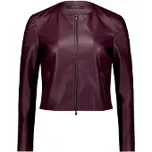 Vera Mont Blazer-Jacke mit Reißverschluss in Strong Aubergine | Gr.: 36
