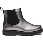 Timberland Kids Mid Chelsea Boot silver f grain 13