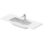 Duravit ME by Starck Möbelwaschtisch, mit Überlauf, 1 Hahnloch, 1230mm, 233612AC00