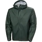 Helly Hansen für Herren. 53267 Moss Regenjacke grün (M), Lässig, Polyurethan