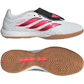 Adidas Fußballschuh PERFORMANCE "PREDATOR LEAGUE, HALLE, UMSCHLAGBARE ZUNGE", Gr. 47, pink (cloud weiß, solar turbo, core schwarz), Synthetik, Textil, Schuhe Fußballschuh, für Hallenboden