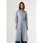 Pepe Jeans für Damen. PL9537786 Balikleid blau (XS), Lässig, Baumwolle, Langarm
