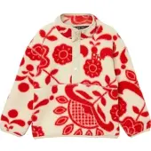 Helly Hansen Kids' Frosty Pile Sweater alert red aop (222) 1