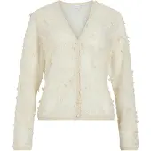 Vila Vijulietta V-ausschnitt Strickjacke