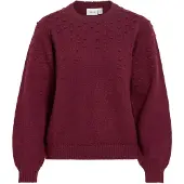 Vila Vituli Rundhals Strickpullover