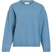 Vila Viliga Rundhals Strickpullover