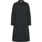 Culture Midikleid "Damen Kleid CUdaiva", Damen, Gr. XXL, N-Gr, schwarz, Obermaterial: 65% Baumwolle CO. 33% Polyester PES. 2% Elasthan EL., Kleider Midikleid