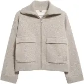 Armedangels - Women's Cotton-Wool Knit Jacket - Freizeitjacke Gr XL grau