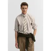 Bugatti "Modern Fit" Modern Fit Poplin Button-Down-Kragen