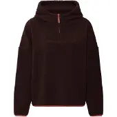 Ichi Kapuzensweatshirt "Damen Sweat-Cardigan mit Kapuze IHMONSI", Damen, Gr. S, braun (coffee bean), Obermaterial: 100% Polyester PES., Sweatshirts Kapuzensweatshirt