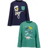 Blue Seven Langarmshirt Packung, 2 Baumwolle