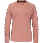 Schöffel Funktionsshirt SCHÖFFEL "Longsleeve Style Refoca WMN", Damen, Gr. 46, rosa (3605, rosa), Oberstoff: 88% Polyester, 12% Wolle (Merinowolle), Rundhals, Shirts Funktionsshirt