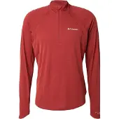 Columbia Men's Stealth Spring Long Sleeve Half Zip Technical T-shirt red oxide (632) M