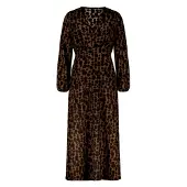 Zero Jerseykleid "Jerseykleid mit Print.", Damen, Gr. 44, EURO, braun (braun, schwarz), Obermaterial: 97% Polyester PES. 3% Elasthan EL., Kleider Jerseykleid