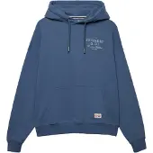 Superdry für Damen. W2012691D Luxe Casual Relaxed Kapuzenpullover blau (M), Lässig, Baumwolle