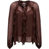 Salsa Jeans Ruffle Langarmbluse