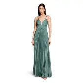 Vera Mont Chiffonkleid "Chiffonkleid mit V-Ausschnitt", Damen, Gr. 40, EURO, blau (cloudy sky), Obermaterial: 100% Polyester PES., Kleider Chiffonkleid