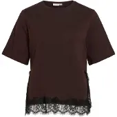 Vila Vivigdis Spitzen T-shirt