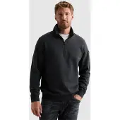 PME Legend Sweatshirt mit halbem Reißverschluss und Garment-Dye-Waschung