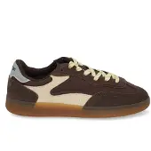 HOFF für Damen. 22619406 Braune Park Leder Turnschuhe (38), Wohnung, Wildleder, Schnürsenkel, Lässig