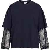 Vila Viabia Spitzen Langarmshirt