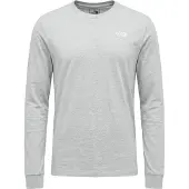 The North Face - Evolution Simple Dome Regular Long Sleeve - Longsleeve Gr S grau