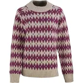 Fjällräven Women's Övik Jacquard Knit Wollpullover für Damen