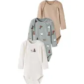 Name it 3er-pack Langarm Strampler