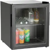 Bartscher Glastürenkühlschrank 46, Hochwertiger Kühlschrank mit Glastüren, 1 Stück