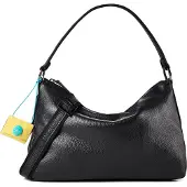 Gabs Leder Schultertasche Umhängetasche Calipso Shoulder Bag Nero schwarz