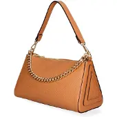 Chiara Ferretti Damenhandtasche aus Kalbsleder Seraphina Elite mit Reißverschluss und goldener Kette Bianco UNICA 26x14x12 cm