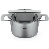 Fissler Phi Collection 016-113-16-000-0 Kochtopf, 16 cm, 1.9 Liter, Glasdeckel