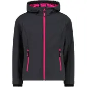 CMP - Girl's Jacket Fix Hood 3A29385N - Softshelljacke Gr 110 grau