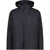 CMP Man Jacket Zip Hood Detachable Inn.jacket Antracite Antracite 50