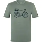 Super.natural - Wander Wheel Tee - Merinoshirt Gr XXL oliv/grün