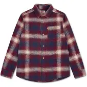 Levi's Karohemd KIDS "LVB SHADOW PLAID SHIRT", Jungen, Gr. 12 (152), N-Gr, rot (tawny port), Web, Obermaterial: 100% Baumwolle, kariert, regular fit normal, Hemden Karohemd, aus Baumwolle - for Boys