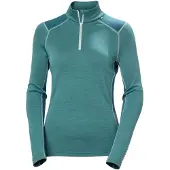 Helly Hansen Lifa Merino Midweight 1/2-Reißverschluss, Damen, Grün